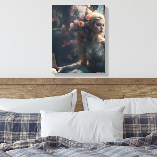 Betoverde Hoek Canvas Afdruk (Insitu (Slaapkamer))