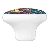 Betoverde hoektand op kosmische keramische werveli keramische knop (Zijkant)