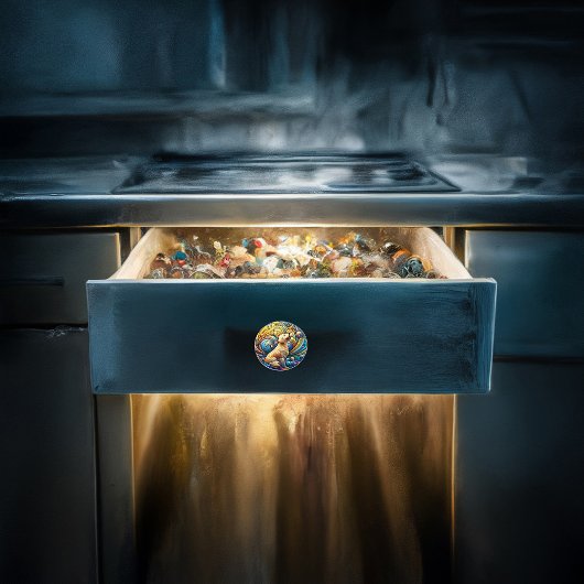 Betoverde hoektand op kosmische keramische werveli keramische knop