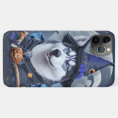 Betoverde Husky Hond: Magische Halloween Verrukkin Case-Mate iPhone Case (Achterkant (horizontaal))