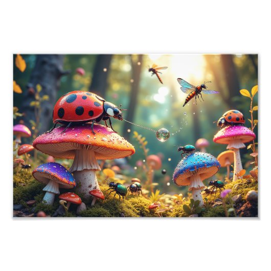 Betoverde Insecten Carnaval Foto Afdruk (Voorkant)
