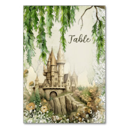 Betoverde Kasteel Tafelkaart – Sprookje Wij Kaart