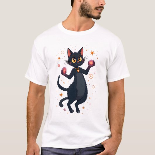 Betoverde Kat T-shirt (Voorkant)