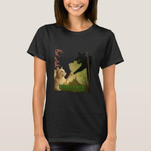 Betoverde Kat vs Feliene Parodie Fantasie Kunstwer T-shirt