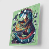 Betoverde Kattensmid Forging Wapens bij schemering Vierkante Klok (Hoek)