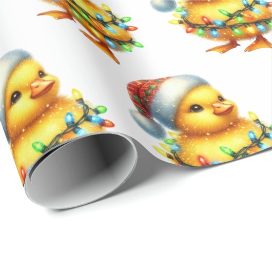 Betoverde kerstdieren cadeaupapier (Rol Hoek)