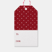 Betoverde kerstman cadeau Labels Cadeaulabel (Achterkant)