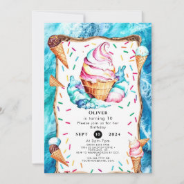 Betoverde Kinder Kegelijsje Verjaardag Kaart