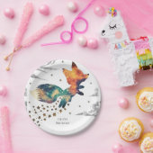 Betoverde Kinder vos Verjaardag Papieren Bordje (Feest)