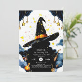 Betoverde Kinderen Pastel Wizard Verjaardag Kaart (Staand voorkant)