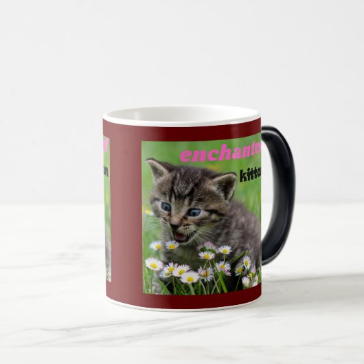 betoverde kitten magische mok (Voorkant rechts)