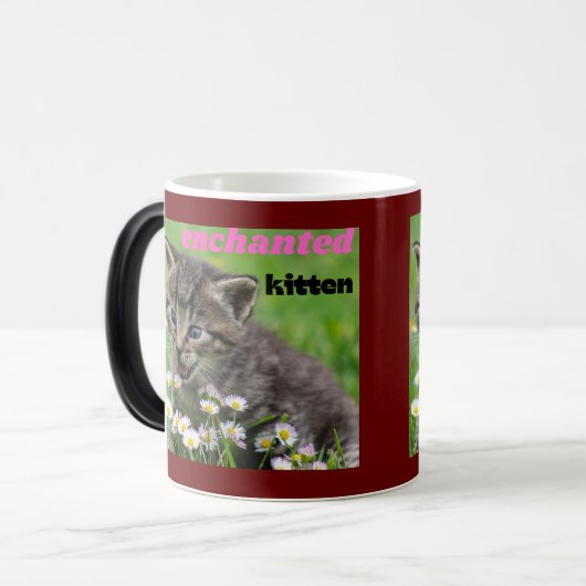 betoverde kitten magische mok (Voorkant links)