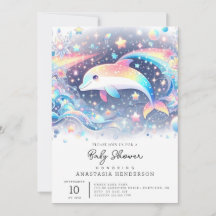 Betoverde kleine dolfijn Baby shower