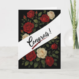 Betoverde Klimrozen Felicitatiekaart Kaart
