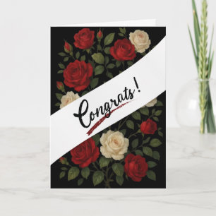 Betoverde Klimrozen Felicitatiekaart Kaart