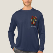 Betoverde Klimrozen Initiaal “I” Tri-Blend Shirt (Voorkant volledig)