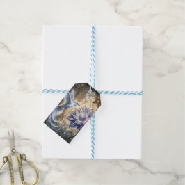 Betoverde Kolibrie & Maanbloesem. Cadeaulabel