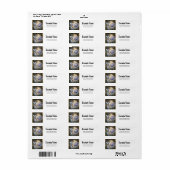 Betoverde Kolibrie & Maanbloesem. Etiket (Full Sheet)