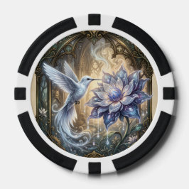 Betoverde Kolibrie & Maanbloesem. Poker Chips