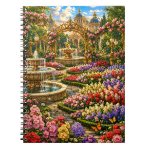 Betoverde Koninklijke Tuin Notitieboek