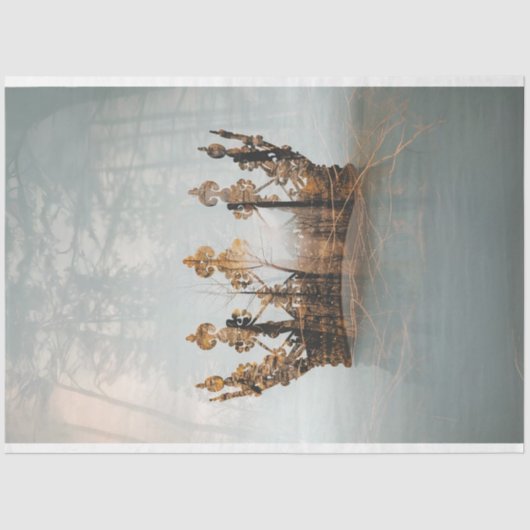 Betoverde kroon van Jezus Decoupage Tissuepapier (Voorkant)