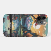 Betoverde Lakeside Serenity Sunset Landschap Case-Mate iPhone Case (Achterkant (horizontaal))