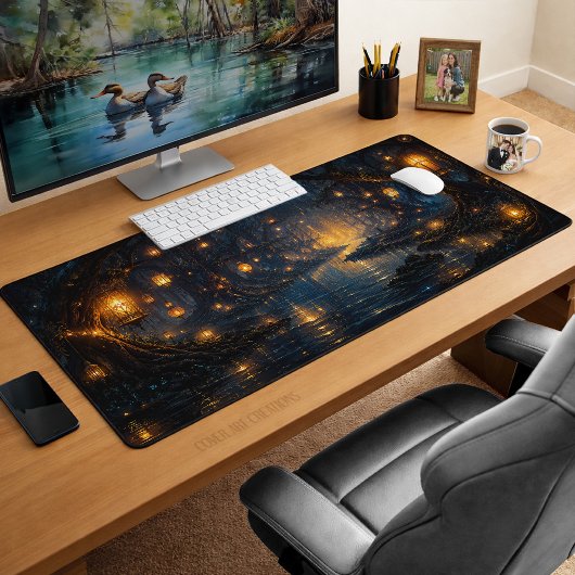 Betoverde Lantaarnpad Fantasie Kunst Bureaumat