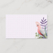 Betoverde Lavendel Geslachtsneutrale Luier Raffle Informatiekaartje (Achterkant)