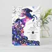 Betoverde leuke paard verjaardag kaart (Staand voorkant)