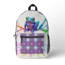 Betoverde levendige kunstenaar Frog