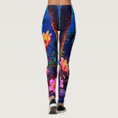 Betoverde levendige River Forest Dream Leggings (Achterkant)