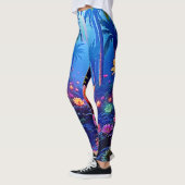 Betoverde levendige River Forest Dream Leggings (Links)