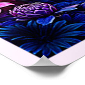 Betoverde levendige River Forest Dream Poster (Hoek)