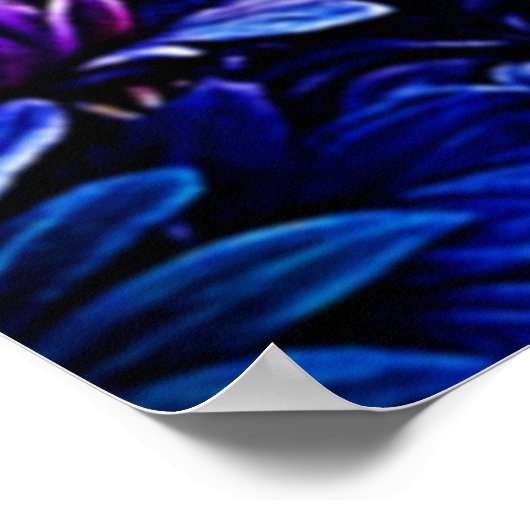 Betoverde levendige River Forest Dream Poster (Hoek)