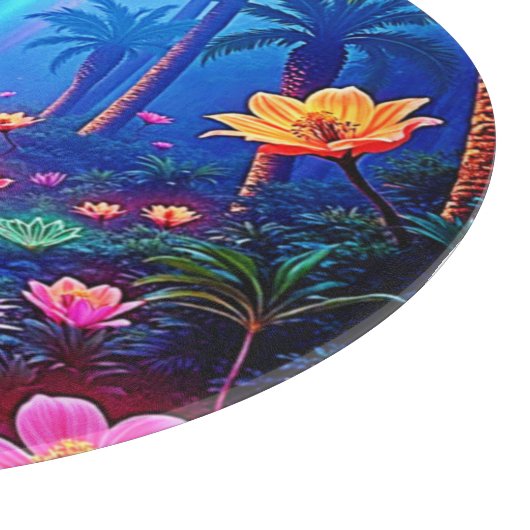 Betoverde levendige River Forest Dream Snijplank (Hoek)