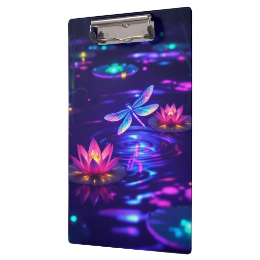 Betoverde libel gloed klembord | bioluminescentie (Links)
