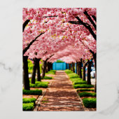 Betoverde Liefde: Magische Paar Bruiloft Kaart (Achterkant)