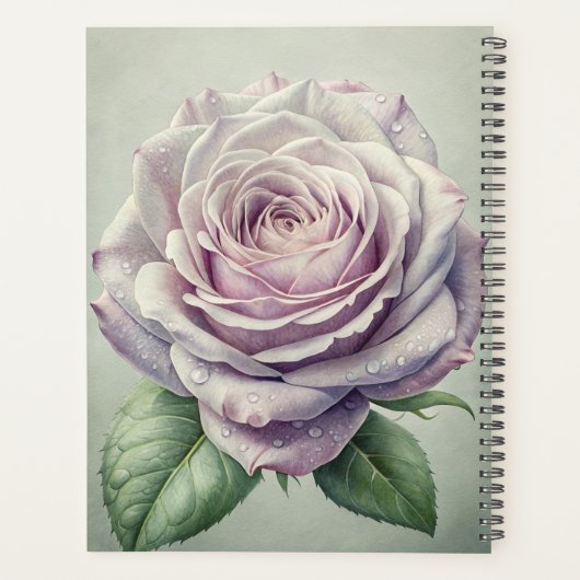 Betoverde Maanlichte Roos Planner (Achterkant)