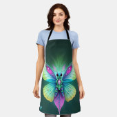 Betoverde maanmanten schort (Gedragen)