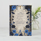 Betoverde maanverlichte gotische viering kaart (Staand voorkant)