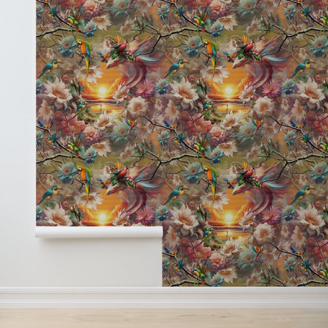 Betoverde Magische Fantasie Creaties Behang (Applicatie)