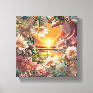Betoverde Magische Fantasie Creaties Canvas Afdruk