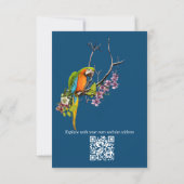 Betoverde Magische Fantasie Creaties RSVP Kaartje (Achterkant)