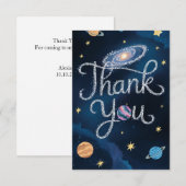 Betoverde magische pad hemels bedankkaart (Voorkant / Achterkant)