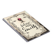 Betoverde magische verhalenboek Red Rose Future Mr Notitieboek (Rechterzijde)