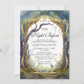 Betoverde magische woudavond voor repetitie kaart (Voorkant)