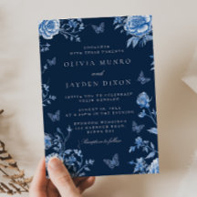 Betoverde Midnight  Bloemen Huwelijk