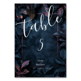 Betoverde Midnight Garden bruiloft Kaart