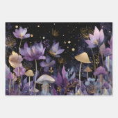 BETOVERDE MIDNIGHT GARDEN DECORATIEVE PAPIEREN SET INPAKPAPIER VEL (Voorkant)