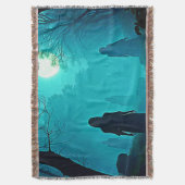 Betoverde Moonlight Forest Spirits Design Deken (Voorkant Verticaal)